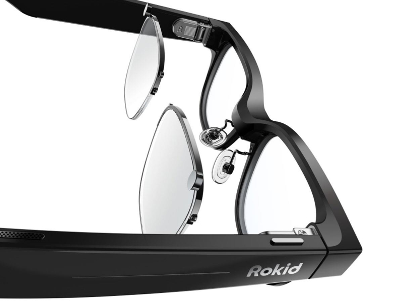 Rokid Okulary AR Rokid z AI czarny
