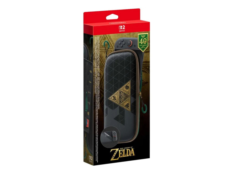Nintendo Switch 2 Carrying Case&Screen - Limited Zelda 40th Anniv. Ed