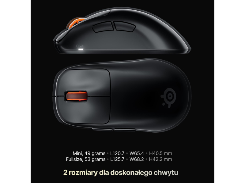 SteelSeries Rival Pro Mini czarna