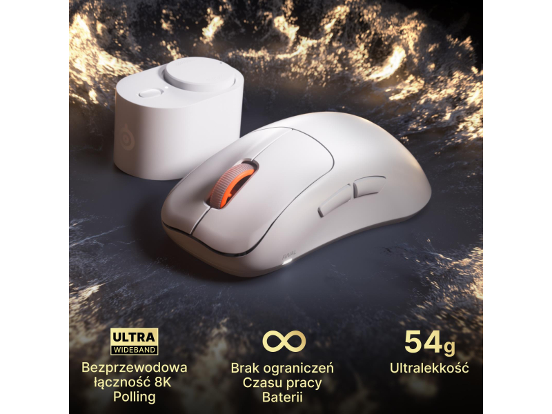 SteelSeries Rival Pro biała