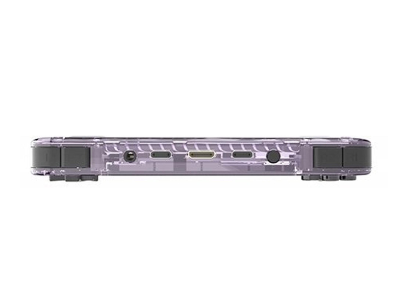 Anbernic RG35XX H fioletowy transparenty