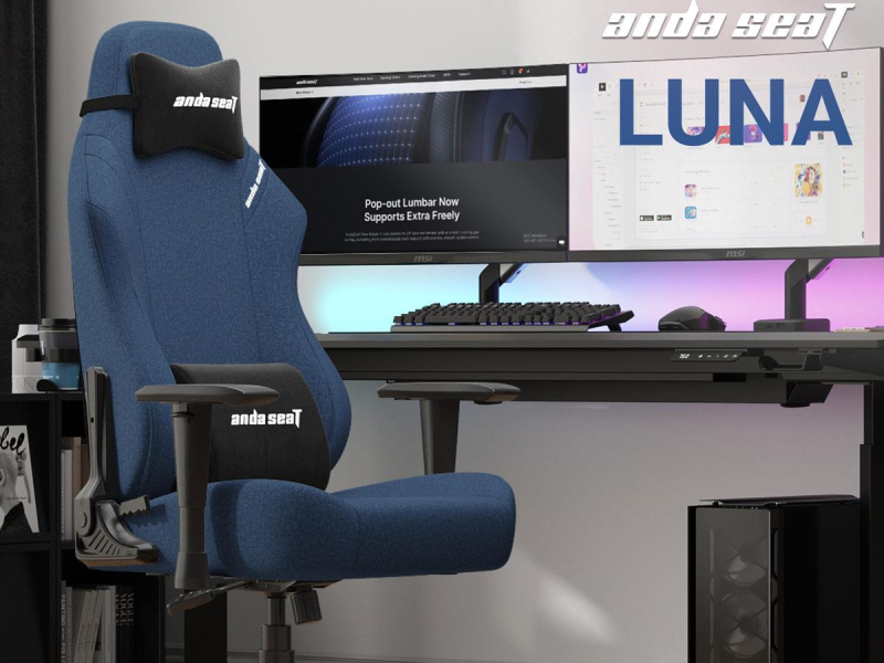 Anda Seat Luna L materiałowy granatowy