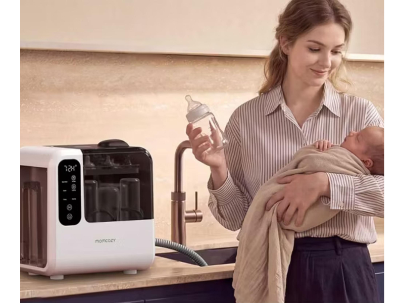 MOMCOZY Myjka i sterylizator BW05 do butelek, automatyczna