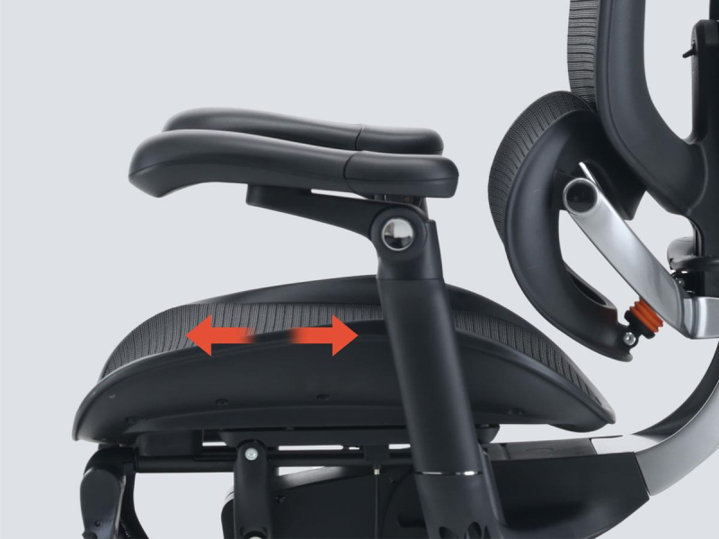 Sihoo DORO C500 V2 Ultra czarny z podnóżkiem