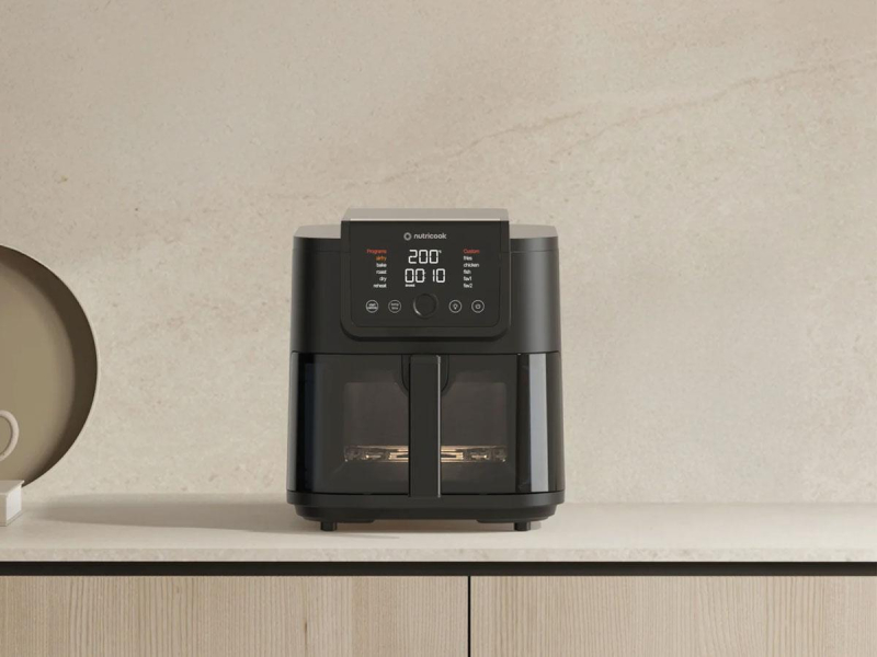 Nutricook Frytkownica beztłuszczowa Air Fryer Slim XXL 8 l