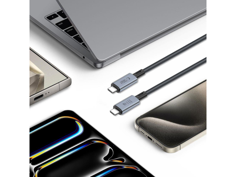 Tech-Protect ULTRABOOST USB 4.0 8K 40GBPS TYPE-C CABLE PD 240W 200CM GREY
