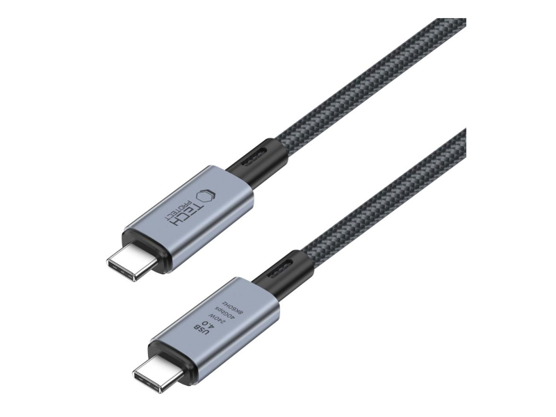 Tech-Protect ULTRABOOST USB 4.0 8K 40GBPS TYPE-C CABLE PD 240W 200CM GREY
