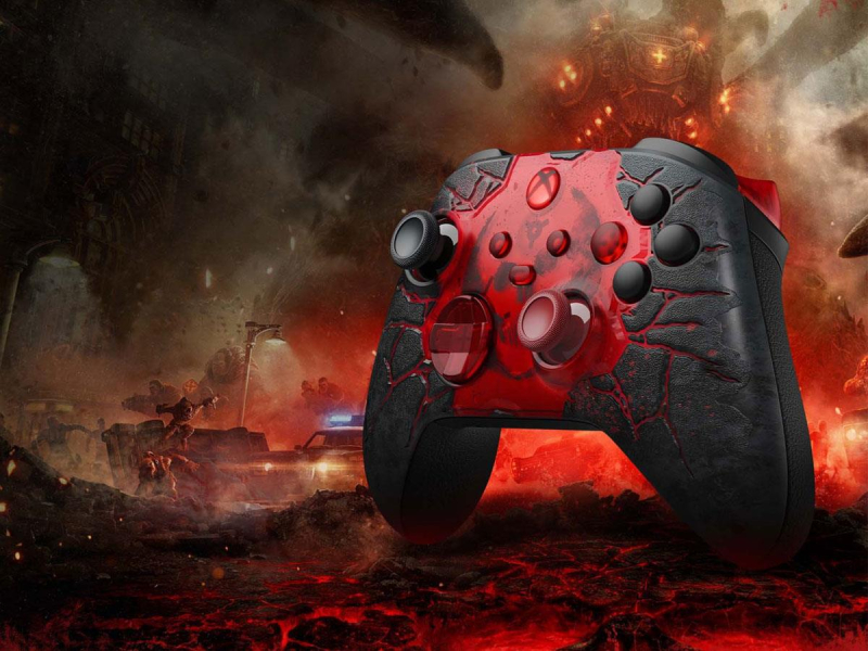Kontroler Xbox Series – wersja specjalna Ghost Cipher - Grafika z tłem