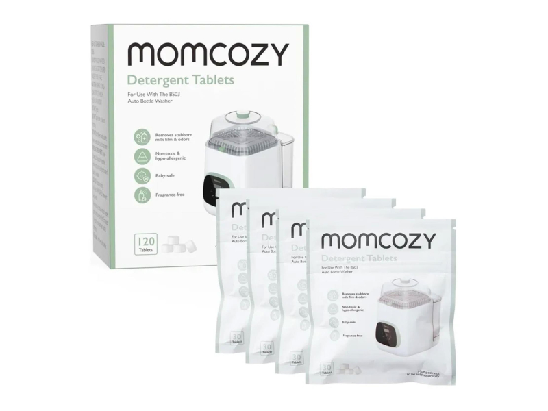 MOMCOZY Tabletki do mycia butelek BS03, do zmywarki