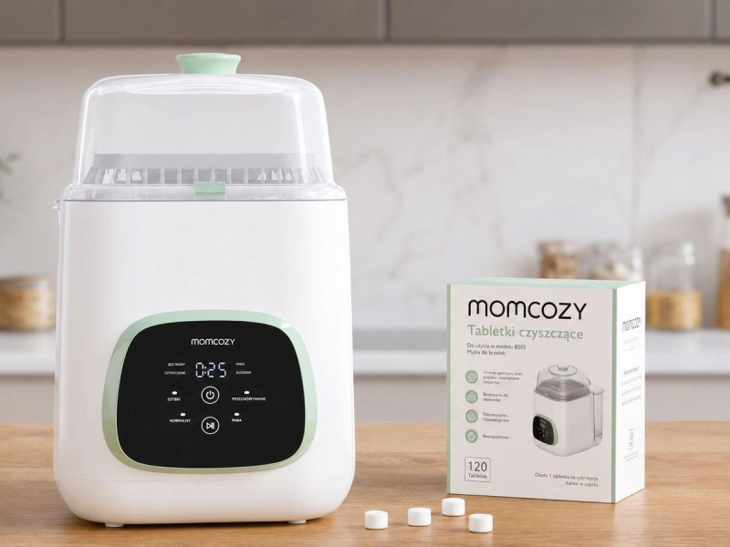 MOMCOZY Tabletki do mycia butelek BS03, do zmywarki