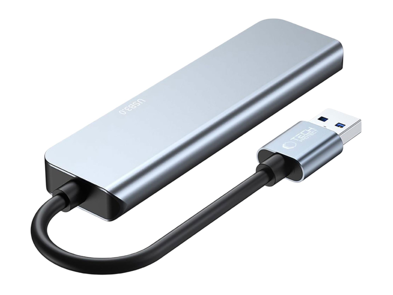 Tech-Protect V0-HUB ADAPTER 5IN1 GREY