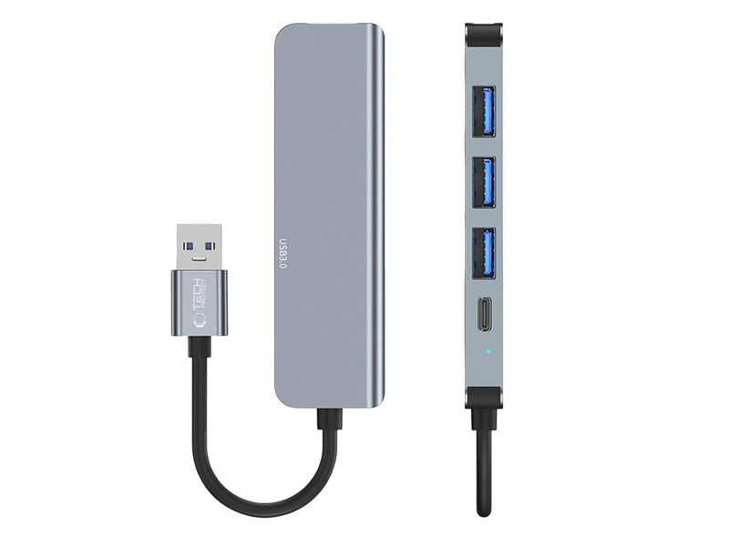 Tech-Protect V0-HUB ADAPTER 5IN1 GREY