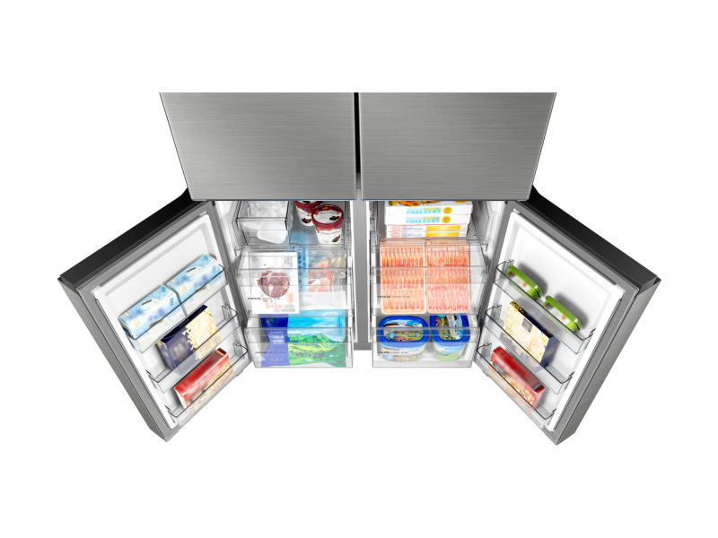 Midea MDRM923CIE46M Multidoor No Frost 177,5cm Inox Kostkarka 706L