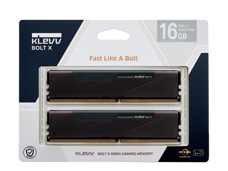 KLEVV 16GB (2x8GB) 3200 CL16 Bolt X