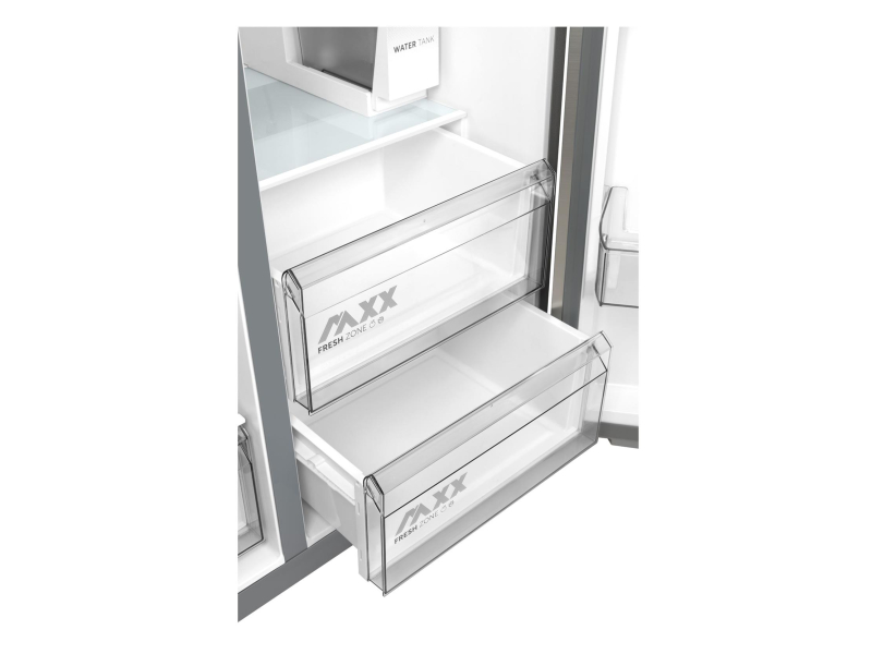 Midea MDRS925CIE46M Side by Side No Frost 177,5cm Inox Kostkarka