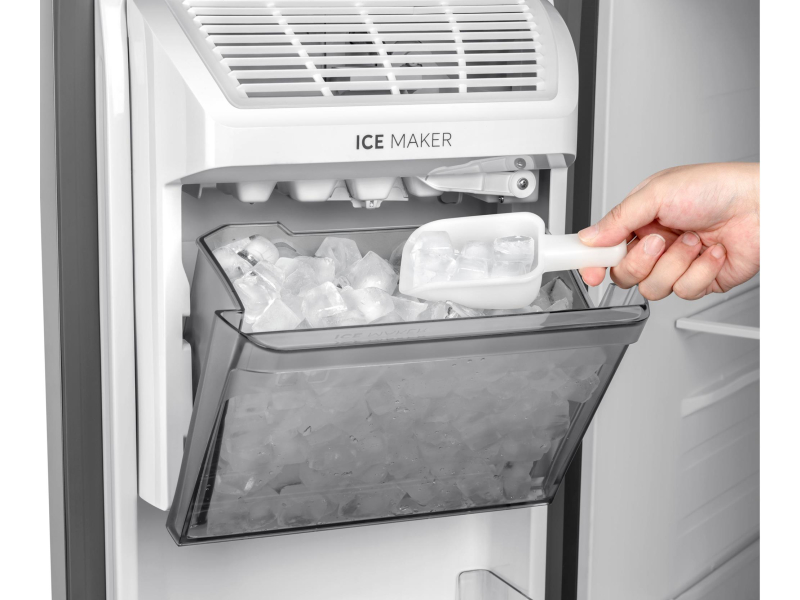 Midea MDRS925CIE46M Side by Side No Frost 177,5cm Inox Kostkarka