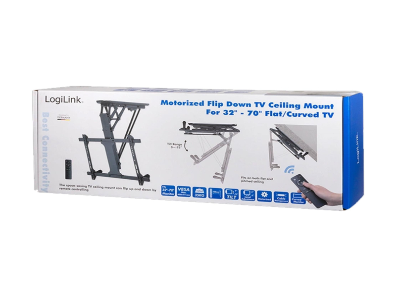 LogiLink Uchwyt sufitowy do TV, 32-70 cali, maksymalnie 35kg. elektry