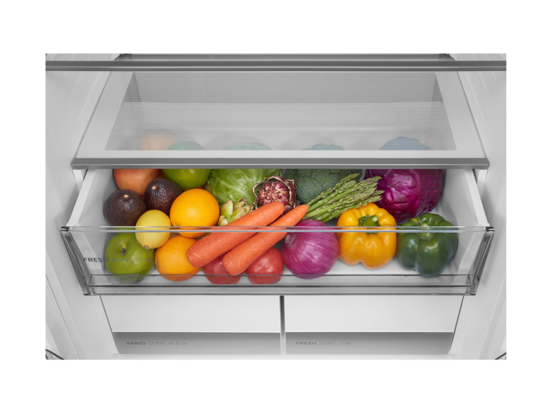 Midea MDRF600BIE36 No Frost 191cm Białe Szkło Do Obudowy WiFi 435L