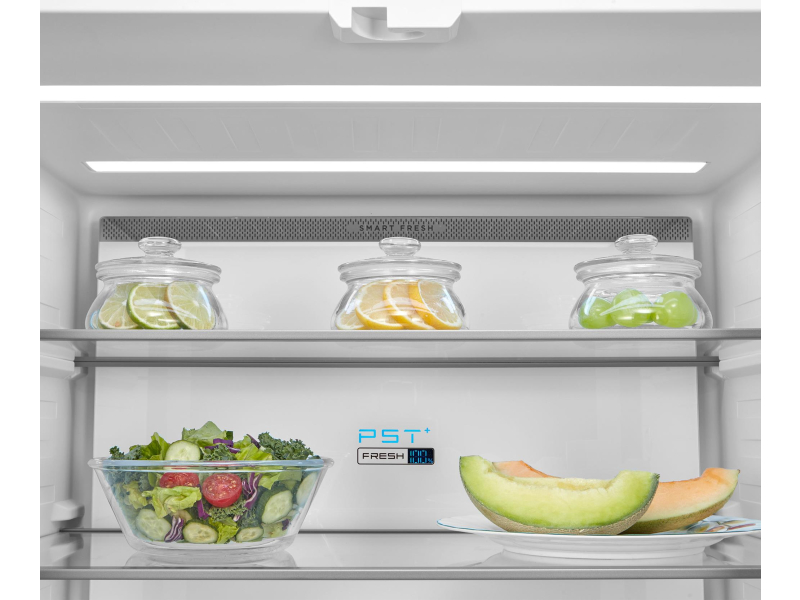 Midea MDRF600BIE70 No Frost 191cm Szare Szkło Inox Do Obudowy WiFi