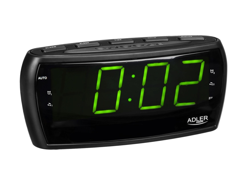 Adler AD1121 Radio, Wyświetlacz LED, Czarny