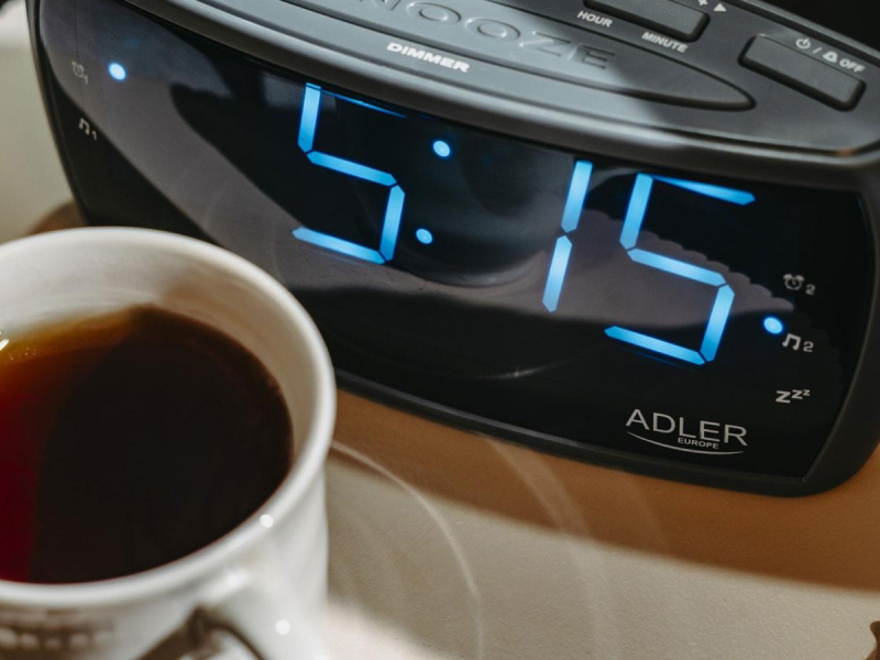 Adler AD1121 Radio, Wyświetlacz LED, Czarny