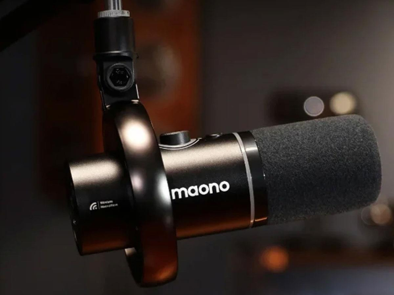 MAONO Mikrofon dynamiczny PD200W (Czarny)
