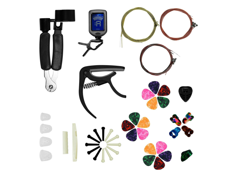 MusicMate Zestaw akcesoriów do gitary akustycznej MM-A90 AcousticPack