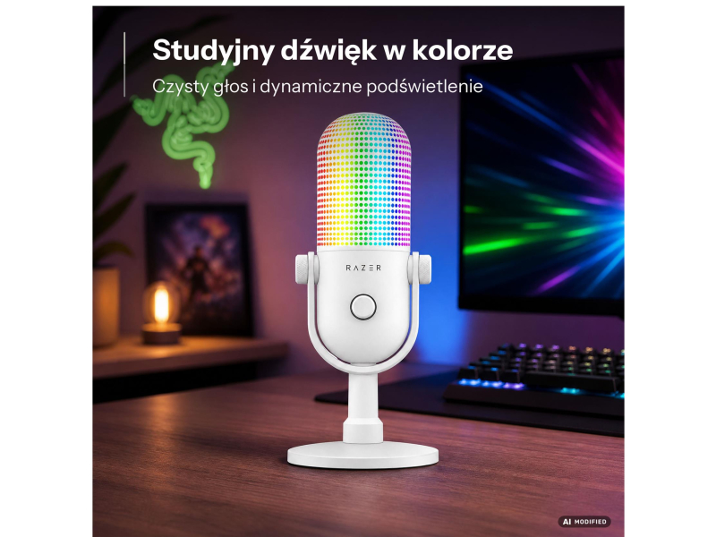 Razer Seiren V3 Chroma 32bit DSP White