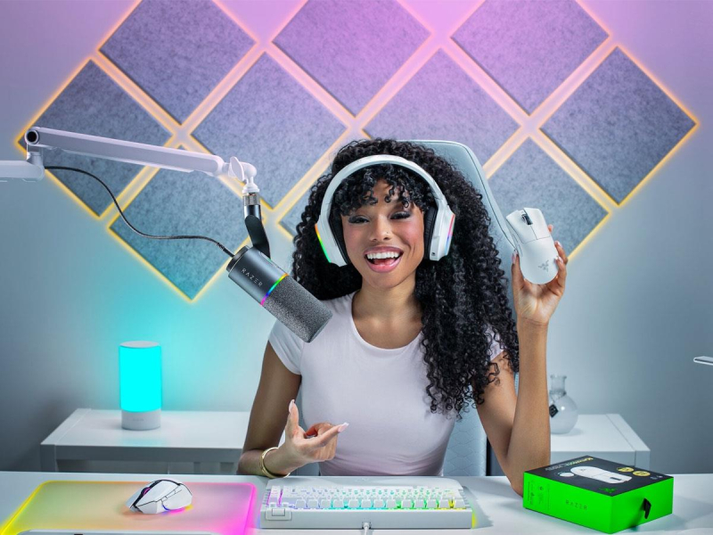 Razer Mikrofon Seiren V3 Pro, Czarny