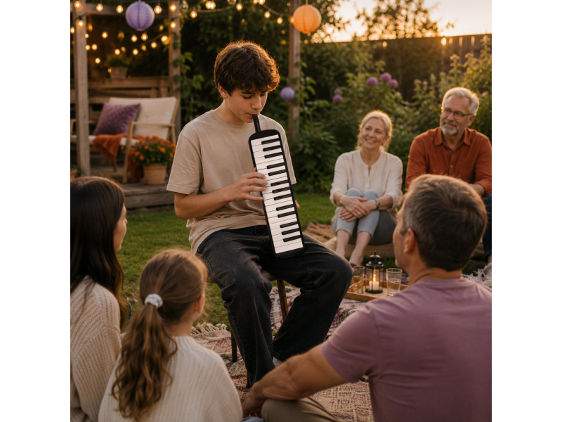 MusicMate Harmonijka klawiszowa MM-ML32-B