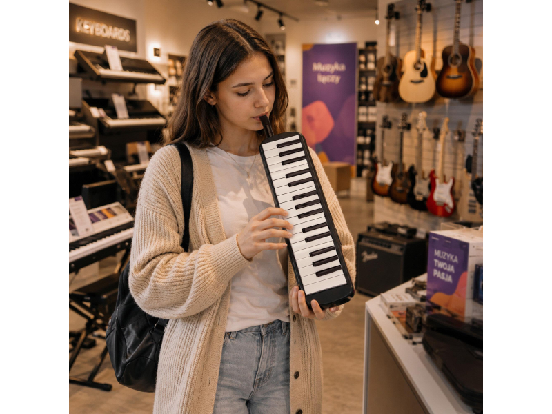 MusicMate Harmonijka klawiszowa MM-ML32-B