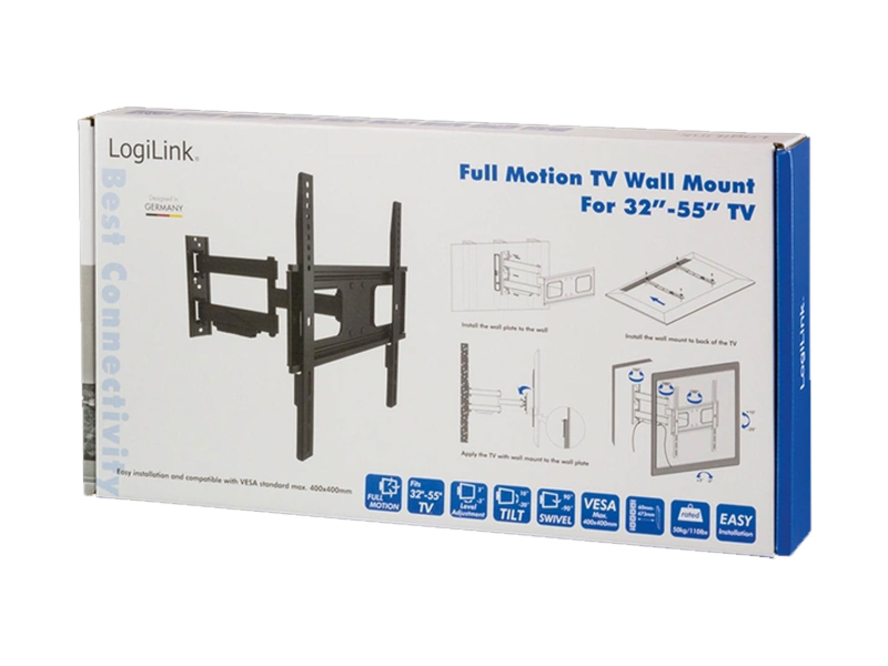 LogiLink Uchwyt ścienny LCD/LED VESA, 32-55', max. 50kg