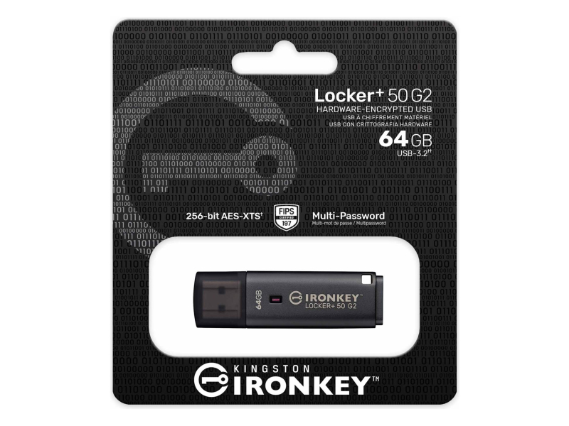 Kingston 64GB IronKey Locker+ 50G2