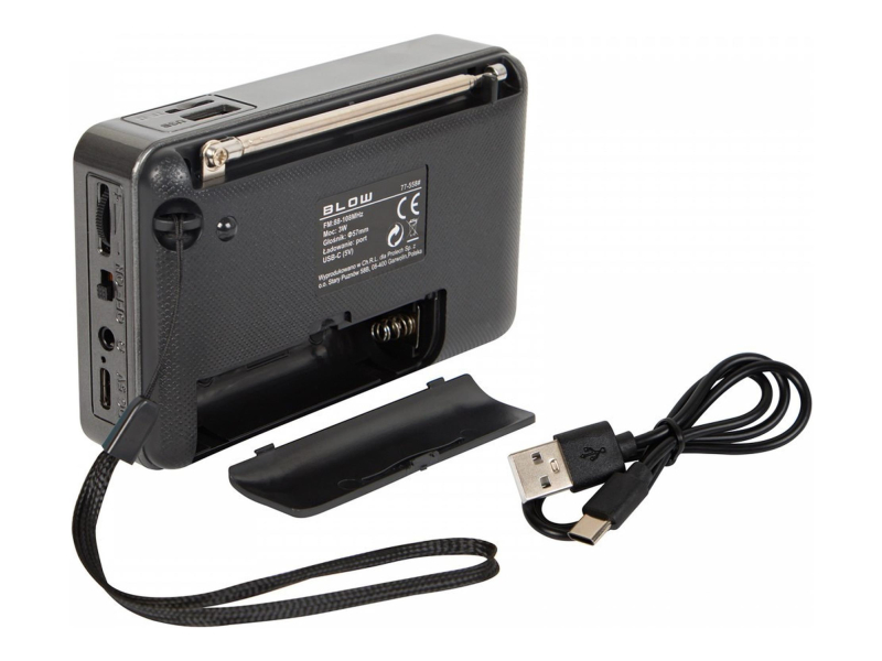 BLOW Radio przenośne analogowe AM/FM Bluetooth RA18