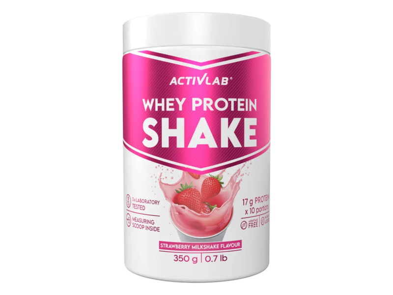 Activlab Whey Protein Shake Smak truskawkowy koktajl mleczny (słój 350 g)