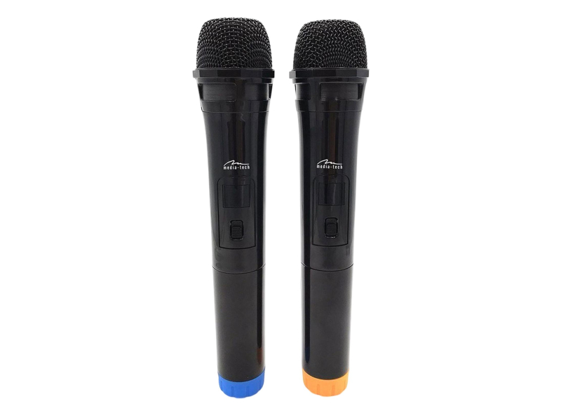 Media-Tech Mikrofony do karaoke Accent Pro MT395 2 sztuki w zestawie