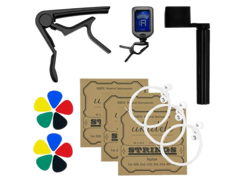 MusicMate Zestaw akcesoriów do ukulele MM-A80 UkulelePack