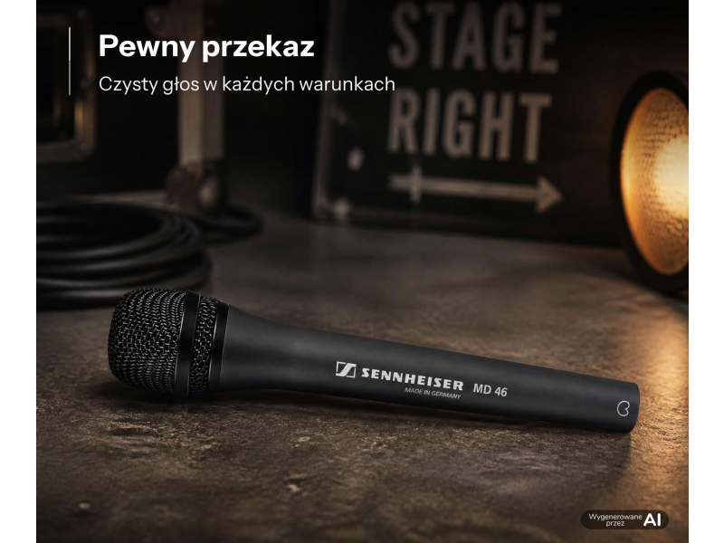 Sennheiser MD 46 - Mikrofon reporterski, kardioidalny