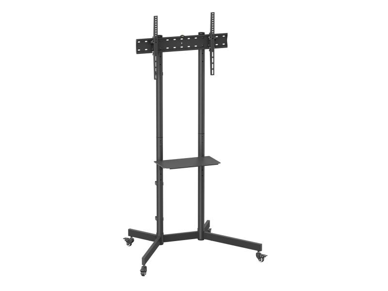 Gembird Stojak pod telewizor aluminiowy mobilny 37-70 cali Czarny