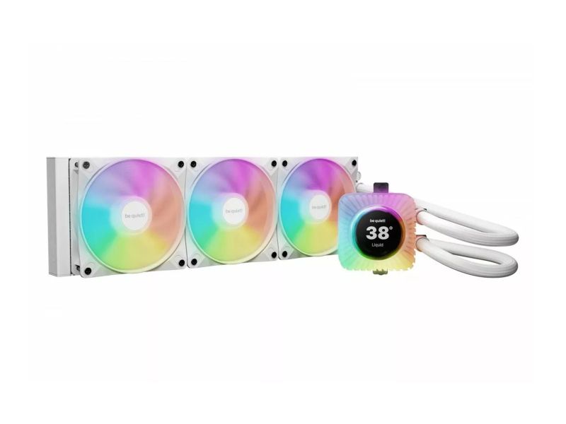 be quiet! Light Loop IO LCD 360mm White 3x120mm