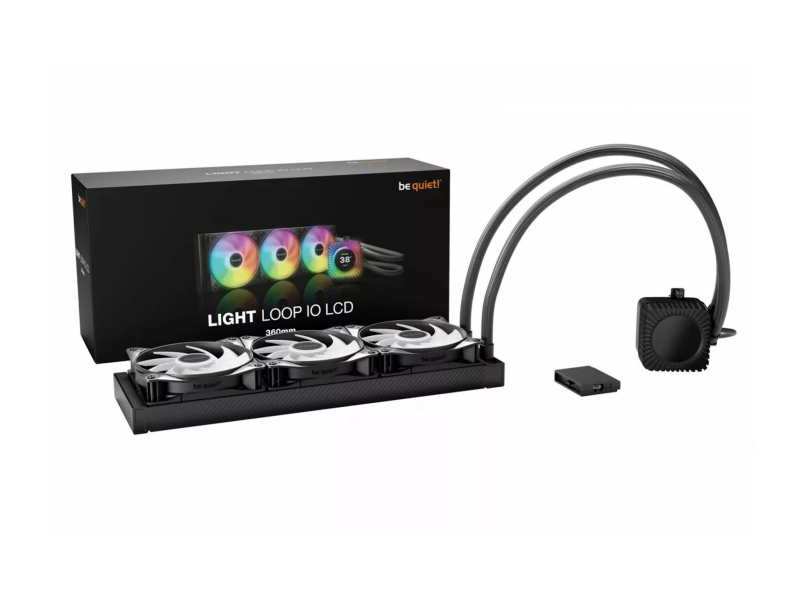 be quiet! Light Loop IO LCD 360mm  3x120mm