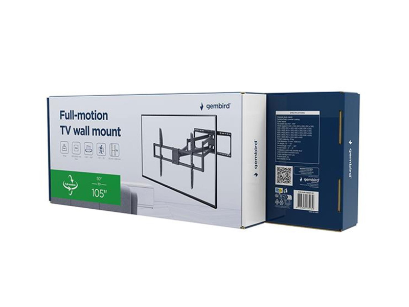 Gembird Full-motion TV wall mount 60-120inch