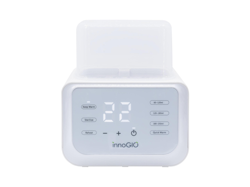 InnoGIO GIOwarm Fast Duo - Podwójny podgrzewacz i sterylizator butelek