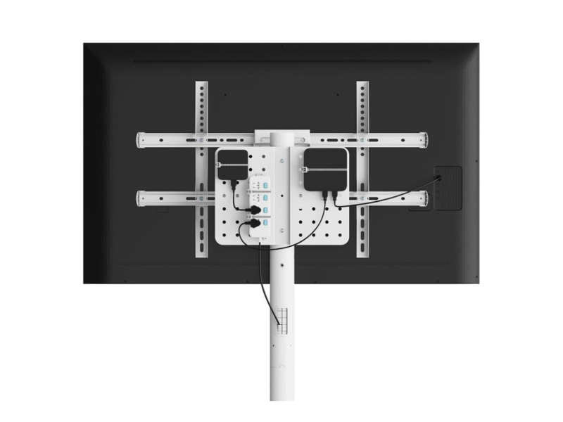 Techly Stojak mobilny TV 37inch-86inch do 50kg regulowany półka uch
