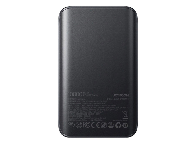 JoyRoom Powerbank Star Series Mini 10000mAh 22,5W z wyświetlaczem