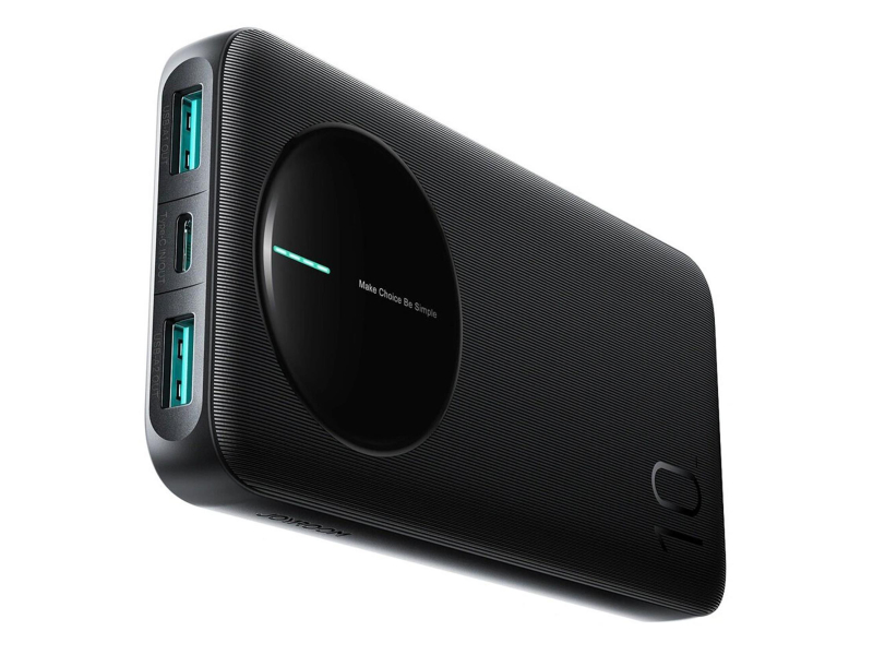 JoyRoom Powerbank 10000mAh 22,5W z wyświetlaczem 2x USB-A USB-C