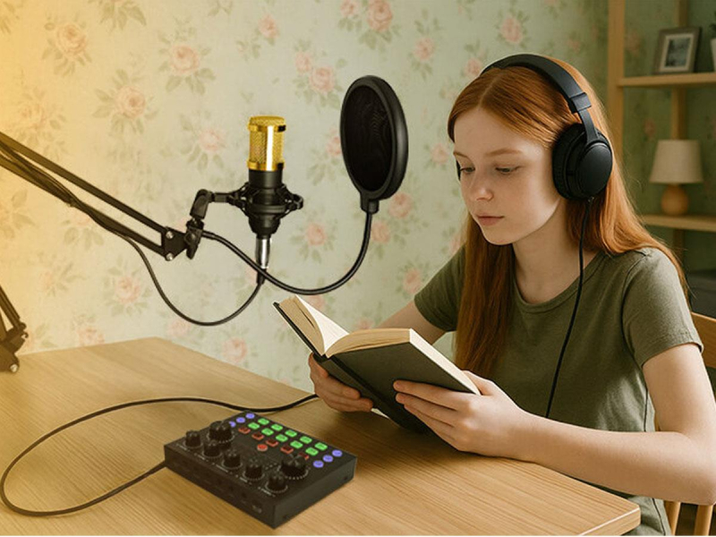 MusicMate Zestaw do streamingu i karaoke MM-SD150 LiveMix