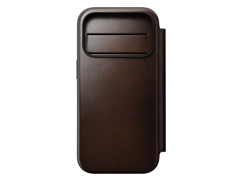 Nomad Modern Leather Folio do iPhone 18 Pro / 17 Pro MagSafe (rust)