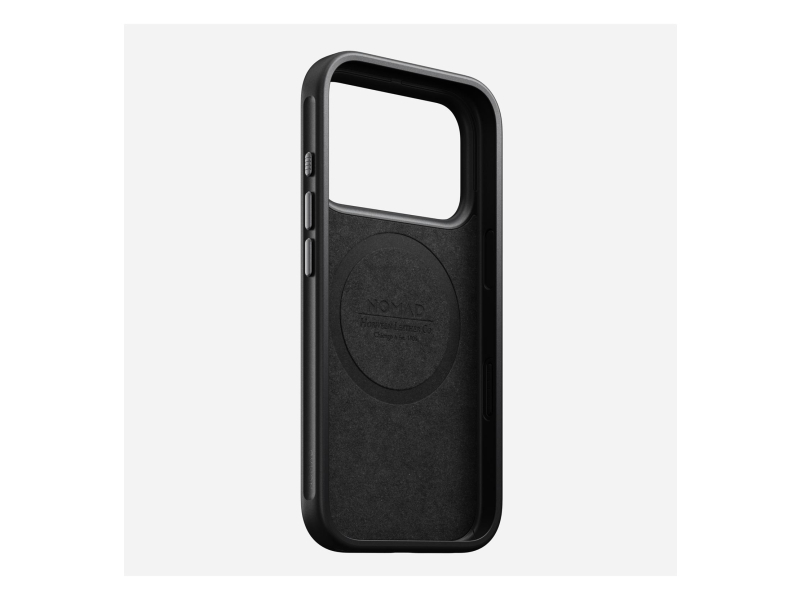 Nomad Modern Leather Case do iPhone 18 Pro / 17 Pro MagSafe (czarny)
