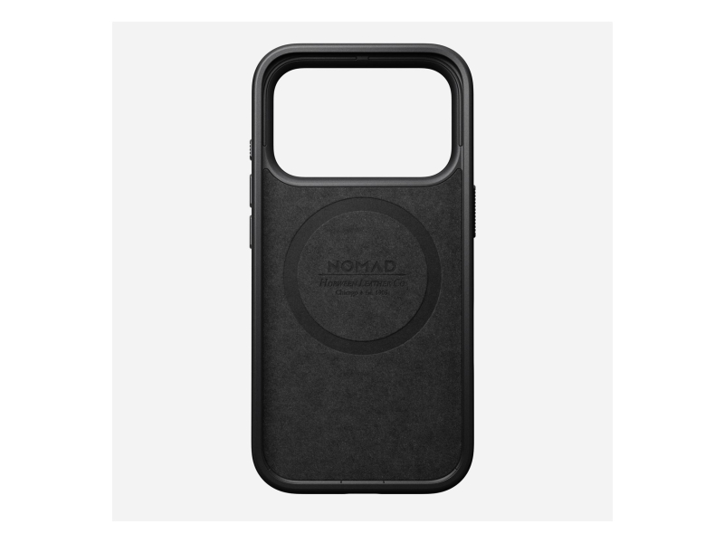 Nomad Modern Leather Case do iPhone 18 Pro / 17 Pro MagSafe (czarny)
